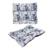 Cama Cojín Para Perros Mascotas Con Acolchado Grueso 90x70 Estampado Ruta 66 Azul Motos