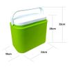 Nevera Portátil 10l Litros Para Camping, Playa, Acampada Atlantic Coolbox Color Verde