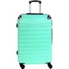 Maleta Mediana Equipaje Para Viajar En Avión De Bodega 4 Ruedas Giratorias 360º Color Verde Agua 65x44x26cm