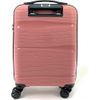 Maleta Para Cabina Equipaje De Mano Viajar En Avión Rigida Viaje 4 Ruedas 360º Giratorias (rosa Palo)