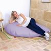 Puff Pera Relax Polipiel Lavanda Happers Xl