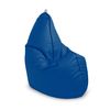 Puff Pera Relax Polipiel  Azul Happers Xl