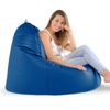 Puff Lounge Polipiel Indoor Azul Happers