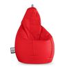 Puff Pera Polipiel  Rojo Happers Xl