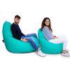 Puff Pera Relax Polipiel  Turquesa Happers Xl