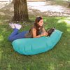 Puff Pera Relax Polipiel Exterior O Interior Turquesa Happers Xl