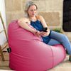 Puff Lounge Polipiel Indoor Fucsia Happers