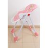 Trona Para Bebé Regulable, Doble Bandeja, Modelo Osito Rosa, Silla Bebé. Trona Para Niños