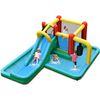 Castillo Hinchable Tobogán Acuático Inflable Para Niños Con Tobogán Costway 470 X 370 X 190 Cm