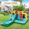 Castillo Hinchable Tobogán Acuático Inflable Para Niños Con Tobogán Costway 470 X 370 X 190 Cm