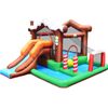 Castillo Inflable Con Tobogán Casa Inflable Con Materiales Seguros Sin Soplador Costway 380 X 330 X 220 Cm