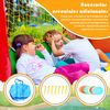 Castillo Inflable Con Tobogán Casa Inflable Con Materiales Seguros Sin Soplador Costway 380 X 330 X 220 Cm