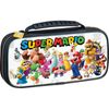 Funda Para Nintendo Switch Modelo Súper Mario Con Amigos Color Gris