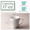 Dowan Juego De 6 Tazas De Café, 500 Ml, Color Blanco