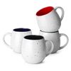 Lifver Juego De 4 Tazas De Café De 600 Ml, Tazas Grandes De Café