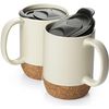 Dowan Tazas De Café De 450 Ml, Juego De 2, Beige