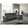 Sofa Chaise Longue Loki Derecha Gris Marengo Tejido Con Sistema Acualine Y Desenfundable 4 Plazas 225x150 Cm Tanuk
