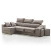 Sofa Chaise Longue Loki Izquierda Crudo Tejido Con Sistema Acualine Y Desenfundable 4 Plazas 225x150 Cm Tanuk