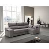 Sofa Chaise Longue Loki Derecha Gris Perla Tejido Con Sistema Acualine Y Desenfundable 4 Plazas 225x150 Cm Tanuk