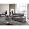 Sofa Chaise Longue Loki Izquierda Gris Perla Tejido Con Sistema Acualine Y Desenfundable 4 Plazas 225x150 Cm Tanuk