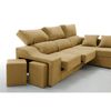 Sofa Chaise Longue Loki Derecha Mostaza Tejido Con Sistema Acualine Y Desenfundable 4 Plazas 225x150 Cm Tanuk