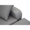 Sofa Chaise Longue Nott Reversible Gris Perla Tejido Con Sistema Acualine Y Desenfundable 4 Plazas 220x154 Cm Tanuk