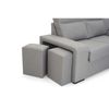 Sofa Chaise Longue Forseti Derecho Gris Perla Tejido Con Sistema Acualine 4 Plazas 230x155 Cm Tanuk