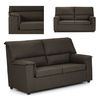 Sofa Saga 3 Plazas Marron Desenfundable 155x82 Cm Tanuk