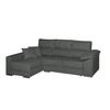 Sofa Chaise Longue Hela Reversible Gris Marengo 4 Plazas 265x150 Cm Tanuk