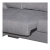 Sofa Chaise Longue Hela Reversible Gris Perla 4 Plazas 265x150 Cm Tanuk