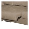 Sofa Chaise Longue Hela Reversible Mink 4 Plazas 265x150 Cm Tanuk