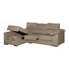 Sofa Chaise Longue Hela Reversible Mink 4 Plazas 265x150 Cm Tanuk