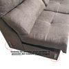 Sofa Chaise Longue Hela Reversible Esmeralda 4 Plazas 265x150 Cm Tanuk