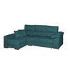 Sofa Chaise Longue Hela Reversible Esmeralda 4 Plazas 265x150 Cm Tanuk