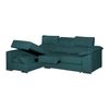 Sofa Chaise Longue Hela Reversible Esmeralda 4 Plazas 265x150 Cm Tanuk