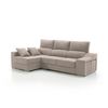Sofa Chaise Longue Loki Izquierda Caoba Tejido Con Sistema Acualine Y Desenfundable 4 Plazas 225x150 Cm Tanuk