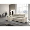 Sofa Chaise Longue Loki Izquierda Beige Tejido Con Sistema Acualine Y Desenfundable 4 Plazas 225x150 Cm Tanuk