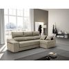Sofa Chaise Longue Loki Derecha Mink Tejido Con Sistema Acualine Y Desenfundable 4 Plazas 225x150 Cm Tanuk