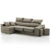 Sofa Chaise Longue Loki Izquierda Mink Tejido Con Sistema Acualine Y Desenfundable 4 Plazas 225x150 Cm Tanuk