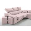 Sofa Chaise Longue Loki Derecha Salmon Tejido Con Sistema Acualine Y Desenfundable 4 Plazas 225x150 Cm Tanuk