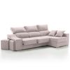 Sofa Chaise Longue Loki Derecha Salmon Tejido Con Sistema Acualine Y Desenfundable 4 Plazas 225x150 Cm Tanuk