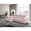 Sofa Chaise Longue Loki Izquierda Salmon Tejido Con Sistema Acualine Y Desenfundable 4 Plazas 225x150 Cm Tanuk