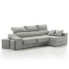 Sofa Chaise Longue Loki Derecha Jade Tejido Con Sistema Acualine Y Desenfundable 4 Plazas 225x150 Cm Tanuk