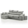 Sofa Chaise Longue Loki Izquierda Jade Tejido Con Sistema Acualine Y Desenfundable 4 Plazas 225x150 Cm Tanuk