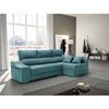 Sofa Chaise Longue Loki Derecha Turquesa Tejido Con Sistema Acualine Y Desenfundable 4 Plazas 225x150 Cm Tanuk