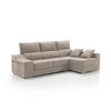 Sofa Chaise Longue Kvasir Derecha Caoba Tejido Con Sistema Acualine 4 Plazas 260x150 Cm Tanuk