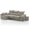 Sofa Chaise Longue Kvasir Izquierda Caoba Tejido Con Sistema Acualine 4 Plazas 260x150 Cm Tanuk