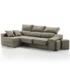 Sofa Chaise Longue Kvasir Izquierda Mink Tejido Con Sistema Acualine 4 Plazas 260x150 Cm Tanuk