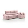 Sofa Chaise Longue Kvasir Derecha Salmon Tejido Con Sistema Acualine 4 Plazas 260x150 Cm Tanuk