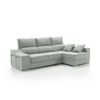 Sofa Chaise Longue Kvasir Derecha Jade Tejido Con Sistema Acualine 4 Plazas 260x150 Cm Tanuk
